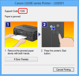 Imagen: pantalla de mensaje de error